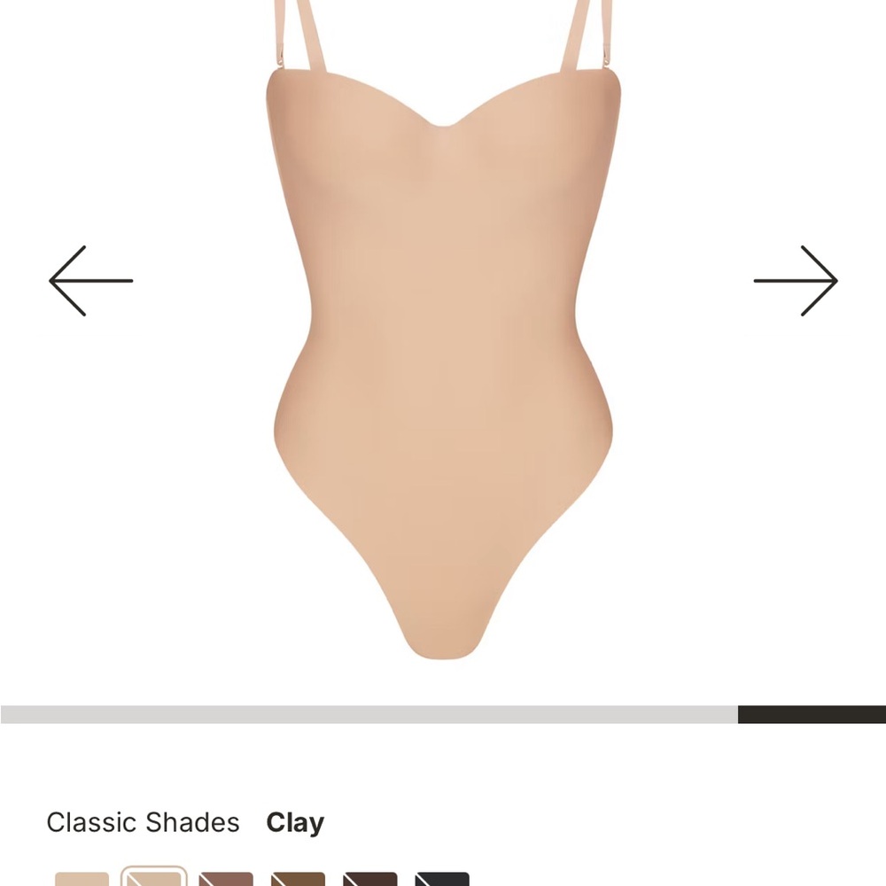 SKIMS Clay Bodysuit